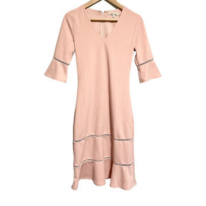Jessakae Blush Pink Dress Classic Modest Wedding Guest Barbie Feminine